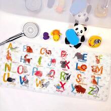 Bath Mats For Tub - Large Cartoon Non-Slip Bathroom Bathtub Mat For Toddler Anti-Slip Shower Mats For Floor 35x16Machine Washable XL Size Bathroom Mats Alphabet - Alphabet - View 8