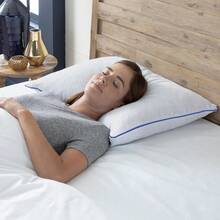 Oversized Cooling Gel Pillow Set Of 2, 15x27 Inch Shredded Fill With Breathable Cover - Default - View 8
