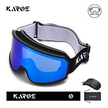 KAROS New Stylish Ski Goggles, Professional Outdoor Snow Anti-Fog Dual-Lens Myopia Protective Glasses - Multicolor - View 11
