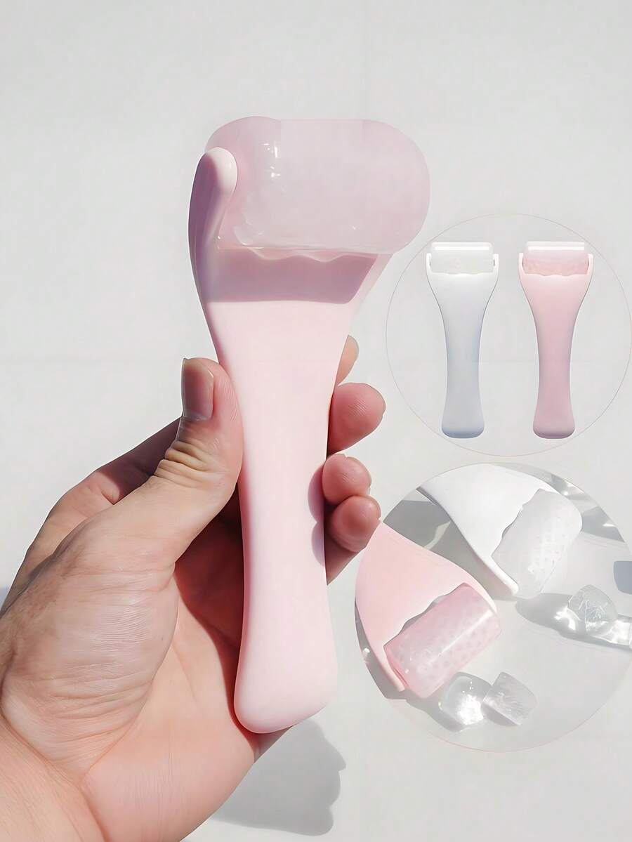 Facial Massage Tool, Facial Care Gel Cooling Roller, Portable Travel Facial Massage Tool, Suitable For Face And Body, Cold And Warm Compresses, Lifting, Reduces Dark Circles, Reusable, Easy To Clean, A Wonderful Valentine's Day And New Year's Gift, Compact Tool, Smooth Surface, Skincare Device, Beauty Roller, For Travelers And Beauty Enthusiasts. - Multicolor - View 1