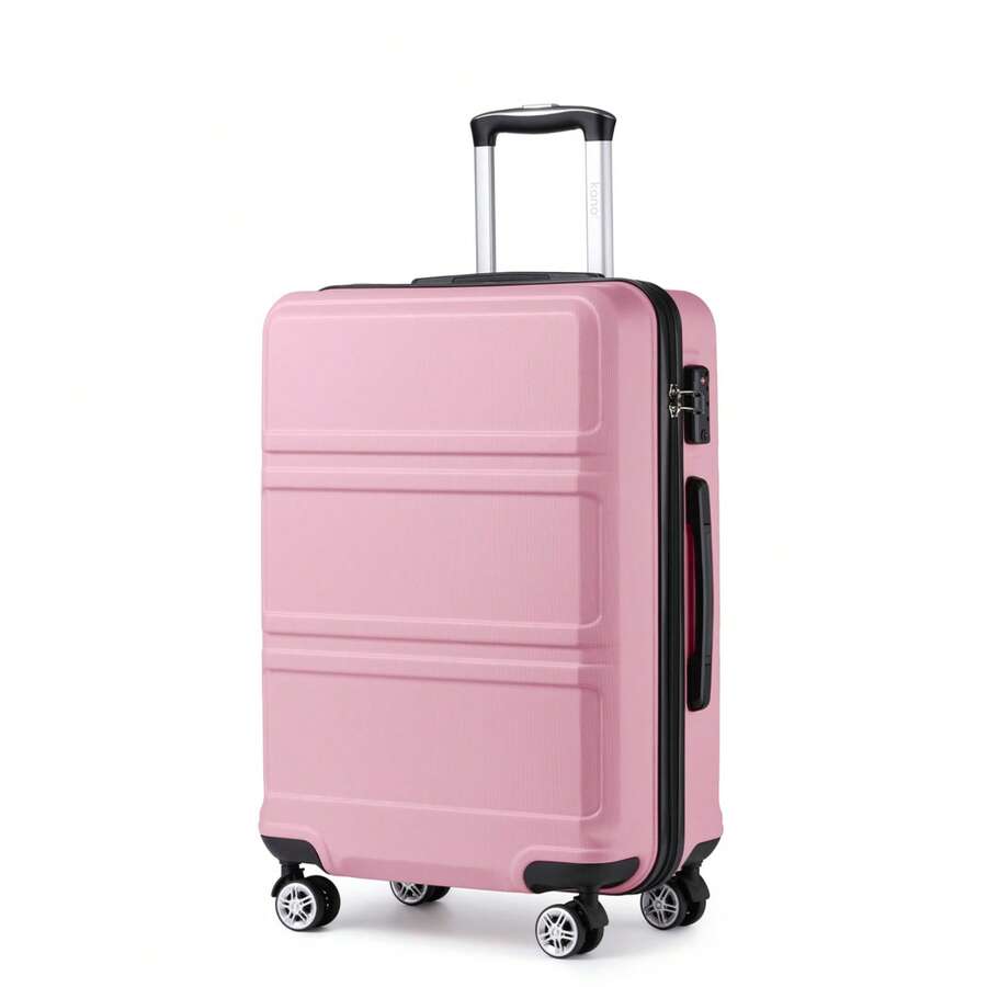 20 24 28 32 Inch Suitcase ABS PC Hard Shell Luggage Carry On Cabin Check In XL Extra Large Lightweight Spinner Wheels TSA Lock 3 Piece Set Travel