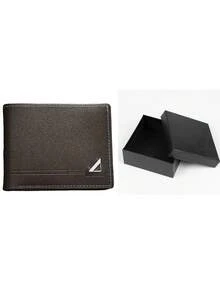 Customized Men's Short Wallet In Solid Color With Letter Print, Made Of PU Leather, PU Simple Bifold Multi-Card Slots Wallet, Personalized Gift For Brother, Father, Boyfriend, Anniversaries, Father's Day, And Christmas, Valentine's Day, Cute, Adorable, Contracted, Funny, Kawaii, Y2K, Minimalist, Commuting, Business Casual, Basics, For Anniversaries, For Birthdays, For Holiday/ Vacation, For Outdoors/Outings/Travel/Hiking/Stadium/Sports/Climbing, For Business/Commute/Work/Office, Customized Wallets & Cardholders,Chic Autumn, Urban Chill, Vintage - Multicolor - View 52