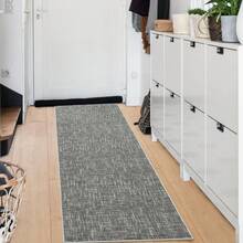 Techigher Living Room Rugs, Washable Non Slip Stain Resistant Large Rug,  Low Pile Soft Carpet With Non-Slip Backing For Bedroom Dining Room Children Room - Grey - View 5