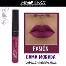 MIA TERRA COSMETICS PAQUETE LABIALES INDELEBLES LIQUIDOS GAMA COMPLETA - GAMA MORADA - Ver 5