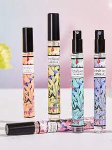 5pcs 10mlVictoria Key Fragrance Room Spray, Gardenia, Jasmine, Freesia, Lavender, Remove Wardrobe Odor, Essential For Traveling, Small Packaging, Convenient To Carry, Multi-Layered Air Freshener For Household Items, Christmas Gift, Birthday Gift, Friends' Gift Spring Festival Gifts - Multicolor - View 3