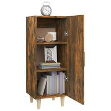 Aparador vidaXL Roble ahumado 34,5 x 34 x 90 cm Material a base de madera - Multicolor - Ver 4