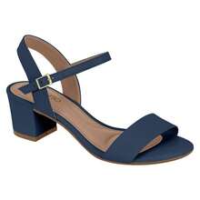 Beira Rio Women's Sandal With Medium Chunky Heel 82461176 - 海洋納帕 82461176 - 查看 1