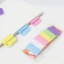 1/6/12/24 Osynliga registerflikar i slumpmässig färg, förseglade lösbladsmappar, för kontors- och studiematerial - Multifärgad - Visa 4