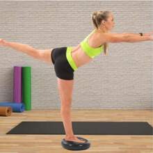 ORZEL Cojín de Equilibrio de Estabilidad Aire Inflado - Media Pelota de Equilibrio, Disco de Estabilidad Resistente y Portátil, Core Balance Disc Trainer, Incluye Bomba de Aire y Firmeza(default) - Multicolor - Ver 6