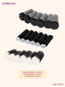 Eyelash Extension Supplies Kit Disposable Lash Spoolies Brushes Micro Swab Brush Mascara Wand Lip Brushes - Multicolor - View 13