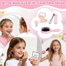 RFID Bolso de Juego para niñas pequeñas, Juego De Bolsas para Niñas Dress Up, Set de Juego de Maquillaje de Simulación, Juguete de Princesa, Regalo de Cumpleaños para Niñas - 1 - Ver 9