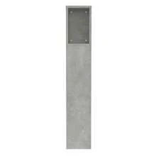 Tête de lit/penderie vidaXL Gris béton 100 x 18,5 x 102,5 cm - Multicolore - Voir 5