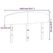 vidaXL 135 cm zagłówek z litej sosny, brązowy woskowany - Wielokolorowe - Zobacz 9
