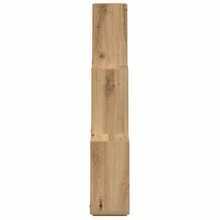 vidaXL Wandregal in Würfelform aus handgefertigter Eiche 78x15x93 cm - Verschiedenfarbig - Übersicht 5