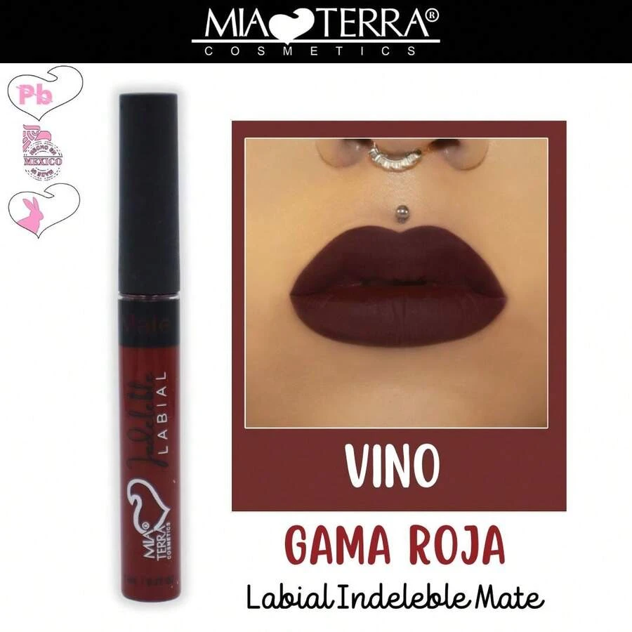 MIA TERRA COSMETICS LABIAL INDELEBLE - VINO - Ver 1