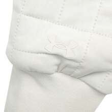 Under Armour Women's Comfortable Casual Pullover Sweatshirt, Unstoppable Flc Txtr Sweatshirt-WHT 6003655-110 - Peak White - View 7