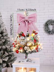 2pcs Shiny Sequin Bow, Pink Shiny Bow, Suitable For Gift Wrapping, Christmas, Wedding, Valentine's Day Decoration, Indoor Decoration, Bouquet Packaging, Party Supplies, Valentine's Day Decoration, Valentine's Day Gift, Restaurant Decoration, Hotel Decoration, Bedroom Decoration, Living Room Decoration - Pink - View 8