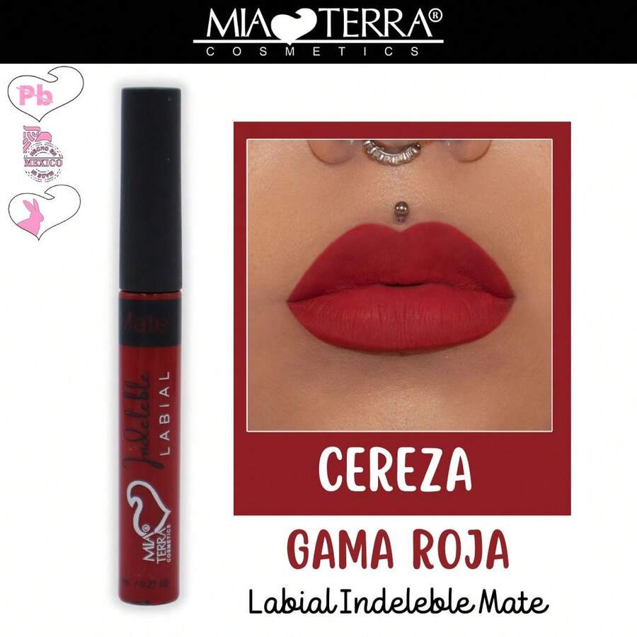 MIA TERRA COSMETICS LABIAL INDELEBLE - CEREZA - Ver 1