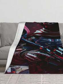 Call Merch Of Duty Soft And Comfortable Warm The Wool Blanket Fan Suitable For Room Sofa Bed Car Lets Trip Camping Sofa Decoration Merch Gift Blankets - Black - View 2