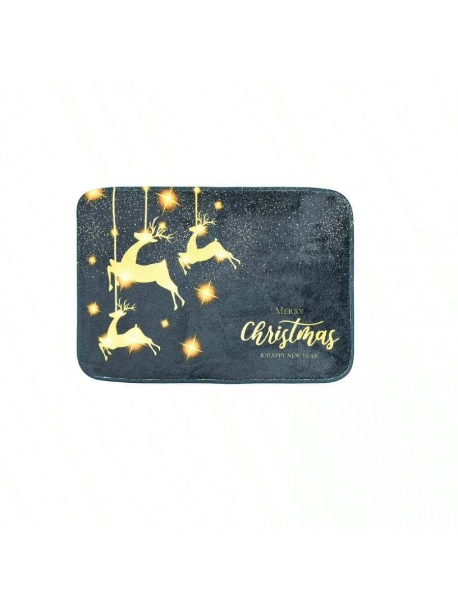 Alfombra de espuma de franela estampada 40*60 - Estilo navideño