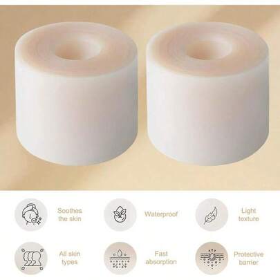 1 Cuộn Băng Hydrocolloid, Dùng để chăm sóc vết thương, Miếng dán Hydrocolloid cỡ lớn, Tự dính, Siêu thấm hút, Linh hoạt & Không thấm nước, Kích thước phù hợp để tự sử dụng, Vật dụng cần thiết cho bộ sơ cứu