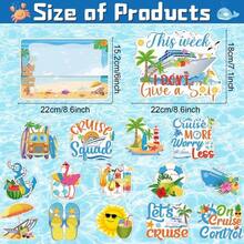 Funny Pineapple Cruise Door Magnets - Cosmisun 12PCS Pineapples Cruise Door Decorations Magnetic Tropical Pineapple With Sunglasses Cruise Ship Door Decorations For Carnival Summer Party Cabin Decor - MàuC - Xem 2