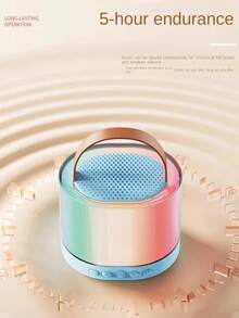 Khaki K12/K52  Double Malt Wireless Portable K-Song Microphone Microphone, Outdoor Singing Bluetooth Speaker Home Small KTV - Loa K52S Dual-Meg Blue - Xem 14