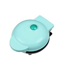 Mini máquina para hacer waffles, molde para waffles en forma de corazón, molde para waffles antiadherente de 4 pulgadas, máquina para hacer panqueques portátil, máquina para hacer desayuno, fácil de limpiar, perfecto para... - Multicolor - Ver 10
