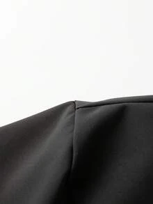 Men's Hooded Jacket, With Zipper Closure, Patchwork Design, Fashion Minimalist, Suitable For Daily Wear Or Light Outdoor Occasions - Blue - View 4