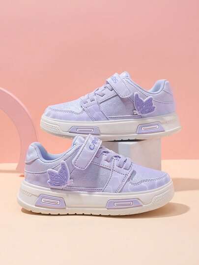 Zapatos para niños, zapatos deportivos para niñas, nuevos zapatos casuales de piel impermeables para la primavera/otoño para niños mayores, de moda