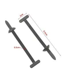 Conjunto de 10/100 abraçadeiras de nylon universais com fivela, multiuso, resistentes e com travamento automático. Solução durável e reutilizável para fixação em partes inferiores de automóveis, para-lamas, protetores de lama e tampa do porta-malas. - Multicolorido - Ver 10