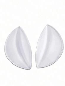 QKC 1 Pasang Bantalan Tumit Silikon, Sol Anti Selip, Sisipan Penopang Lengkungan Kaki yang Nyaman untuk Olahraga - Clear - View 6