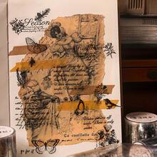 4 Rolls Inspirational English Tapes - Waterproof, Durable, And Vibrant Designs For Scrapbooking, Journaling, DIY Crafts, And Office Supplies - Perfect For Personal Expression And Creative Projects, Journaling Supplies Vibrant Notebook Tape Waterproof Notebook Tape - Inspirational English Tapes - View 6