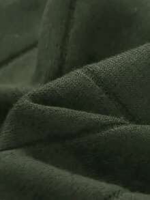 1件罗纹短袖圆领T恤，新款春夏男士针织上衣 - 軍綠色 - 查看 8