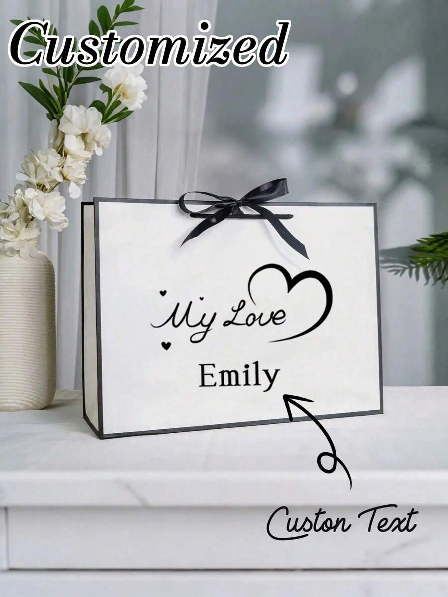 Customized Bridesmaid Gift Bags, Customized Wedding Gift Bags, Valentine's Day Gift Bags, Bachelor Party Gift Bags, Welcome Gift Bags, Bridal Shower Gift Bags, Elegant Gift Bags, Graduation Gift Bags, Employee Gift Bags, Suitable For Christmas, Valentine's Day, Birthday, Anniversary - Multicolor - View 1