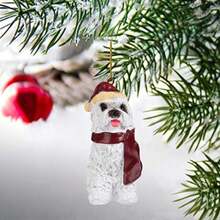 Adornos navideños con diseño de Perros, , Color Completo, 1(Maltés) - Multicolor - Ver 6