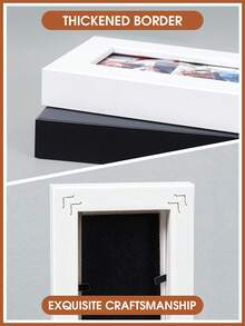 2x6 Inch Multifunctional Photo Frame Stand, Tabletop Picture Display Holder For Bedroom Nightstand, Office Desk, Living Room - Multicolor - View 11