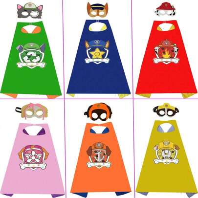 Paw Patrol 1 Áo choàng siêu anh hùng, Áo choàng hai lớp, Món quà ngày lễ tuyệt vời nhất dành cho bạn bè thân thiết, Trang trí tiệc, Trang trí tiệc hoàn hảo, Đồ trang trí nhà cửa treo tường, Trang trí phòng lý tưởng, Quà tặng Ngày Valentine, Quà sinh nhật lý tưởng cho bạn bè, Quà lưu niệm, Quà lưu niệm dành cho nữ, Phong cách thẩm mỹ dễ thương, Quà tặng, Trang trí, Trang trí nhà cửa (Kiểu ngẫu nhiên)