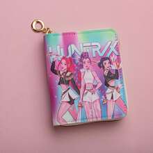 1pc Popular KPOP Anime Short Girl's Cartoon Wallet Cute Student Wallet Children's Bag New Year Gift Valentine's Day Gift Random Style - Multicolor - View 6