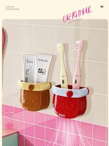 1 pièce Boîte de rangement murale magnétique à la dopamine, boîte de rangement de bureau inspirée, conteneur de rangement multifonction