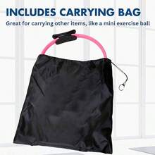 Anillo de Resistencia de Pilates, Aro de Pilates, Accesorios de Entrenamiento para Pilates, para Entrenamiento de Piernas, Glteos, Abdominales y Suelo Plvico, Mejorar de Ncleo - Rosa - Ver 4