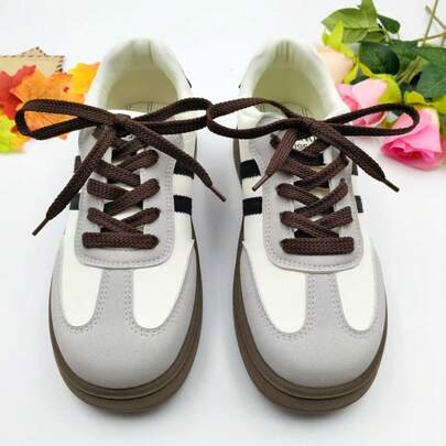 1 par de 100cm Cordones planos de estilo jacquard, adecuados para zapatos casuales, planos, zapatillas, zapatos con cordones, accesorios para zapatos, solo cordones (zapatos no incluidos)