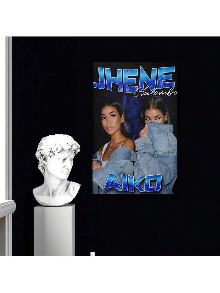 Framed Jhene Aiko Poster Print, R&B Music Wall Art, Jhene Aiko