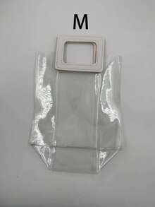 Bộ 10 túi quà PVC trong suốt có thể tái sử dụng (có quai xách) - Thích hợp làm quà tặng cô dâu, mua sắm, đám cưới, sinh nhật, lễ cưới, kỷ niệm đính hôn, tiệc tùng, tiệc trà, đồ thủ công, trang trí nhà cửa và phòng ngủ, phụ kiện chụp ảnh cưới sinh nhật, túi quà tặng sinh nhật. Bao gồm túi quà và túi tote trong suốt. - Nhiều màu - Xem 11