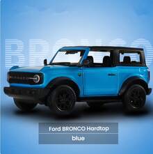 Burago Bronco官方授权合金压铸越野车模型，车摩擦玩具车，逼真汽车玩具，男孩收藏礼物 - 彩色 - 查看 13