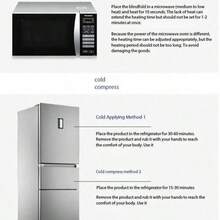 MUYKY Cold Eye Mask Ice Pack, Gel Bead Cold & Hot Use, Single Piece/Single Eye Mask/Face Mask + Eye Mask Combo, Women's Sleep Facial SPA, Stress Relief, Skincare, Great Gift - Multicolor - View 8