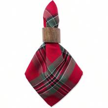 DII 100% Cotton Oversized Basic Everyday 18x18 Napkin Set of 6 Holiday Plaid - Cuadrosnavideos - Ver 4