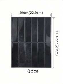 1/10/30 pièces Autocollants muraux imitant les briques noires, carreaux adhésifs amovibles, papier peint imperméable pour salon, cuisine, dosseret de cuisine, salle de bain, maison, style Zellige