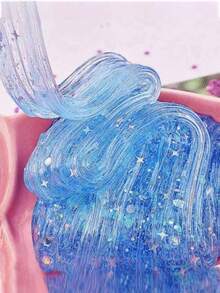 1件装高品质史莱姆套装，超柔软水晶泥，玩耍时会膨胀，减压玩具，渐变彩虹色史莱姆，流动渐变减压玩具，玩得越多越柔软 - 彩色 - 查看 3