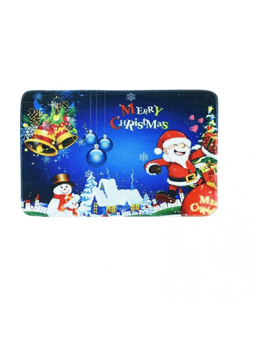 Alfombra de espuma de franela estampada 50*80 - Estilo navideño